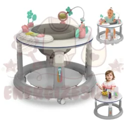 Adjustable height baby walker with music and toys in Florida